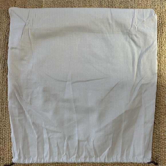 Hermes dust bag with drawstring top medium size stripe and brown logo - Picture 3 of 5